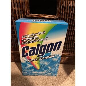Vintage Calgon Water Softener Powder 2 LB (40 Oz) Discontinued Open Box